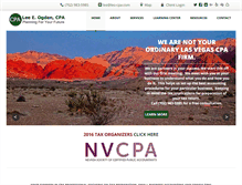 Tablet Screenshot of leo-cpa.com